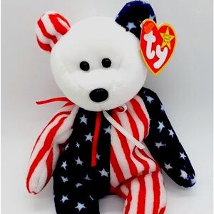 TY BEANIE BEAR. SPANGLE BORN June 14, 1999
